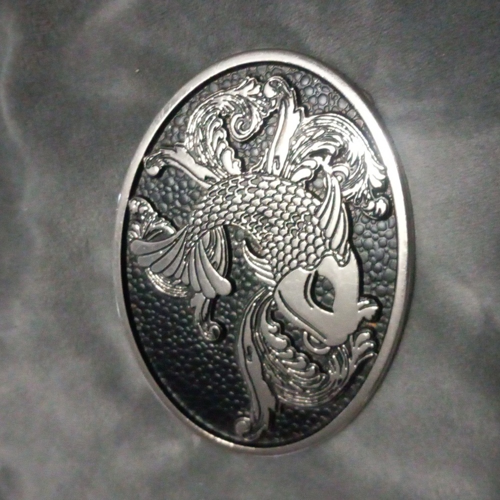 Fancy fish belt buckle